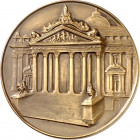 EUROPA. 
BELGIEN - STÄDTE. 
BRÜSSEL / BRUXELLES. Medaille 1951 (v. G. Fischweiler) a.d. 150jährige Bestehen d. Handelsbörse zu Brüssel. Ansicht d. H...