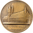 EUROPA. 
FRANKREICH - STÄDTE. 
LYON. LYON. Medaille 1856 (v. M. Penin) a.d. Eröffnung d. Palais de Commerce. Kopf Kaiser Napoleons III. n.l. / Fassa...