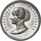 EUROPA. 
ITALIEN. 
Vittorio Emanuele II. 1861-1878. Medaille 1869 (v. G. A. ) a.d. Geburt des Thronfolger Vittorio Emanuele III. in Neapel. Brb. d. ...