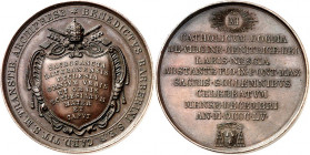 EUROPA. 
ITALIEN-Kirchenstaat. 
Pius IX. 1846-1878. Medaille An.X (1855) (v. L. Pasinati) auf das Hochamt in San Giovanni in Laterano am 15. Dezembe...