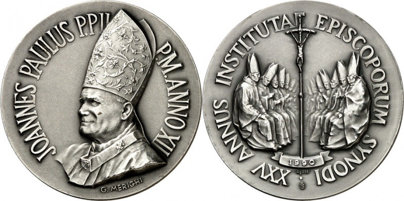 EUROPA. 
ITALIEN-Kirchenstaat. 
Johannes Paul II. 1978-2005. Jahresmedaille An...