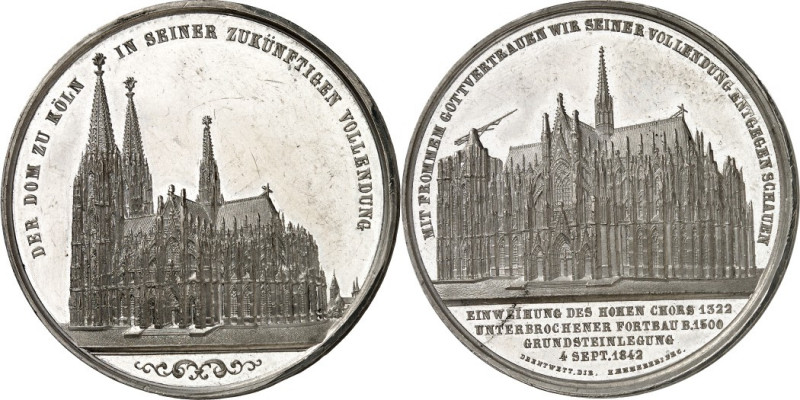 DEUTSCHE STÄDTE. 
Alphabetisch. 
KÖLN. Medaille o. J. (1863) (v. Kaemmerer, b....