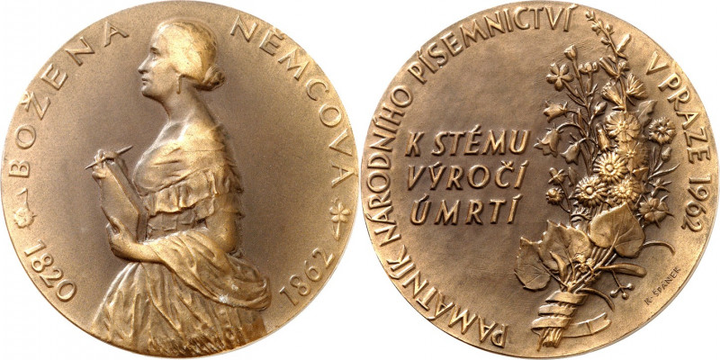 PERSONEN. 
DICHTER und SCHRIFTSTELLER. 
NEMCOVA, Bozena *1820 +1862. Medaille ...