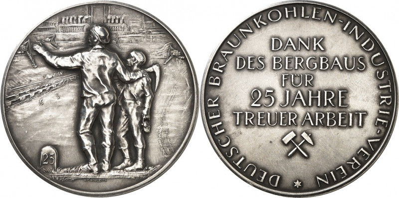 AUSBEUTE. 
DEUTSCHE LÄNDER UND STÄDTE. 
DEUTSCHES REICH. Medaille o.J. (1926) ...