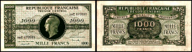 FRANKREICH. 
Bankausgaben. 
1000 Francs o.D.(1944). Pick&nbsp; 107. . 


III