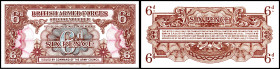 GROSSBRITANNIEN. 
Militärnoten. 6 Pence (1946). Pick&nbsp; M10. . 


II