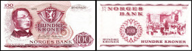 NORWEGEN. 
100 Kroner 1975. Pick&nbsp; 38g. . 


I