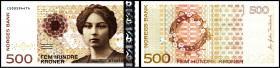 NORWEGEN. 
500 Kronen 1999. Pick&nbsp; 51a. . 


II-III
