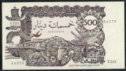 ALGERIEN. 
500 Dinars 1.11. 1970 Stadtansicht, PCGS eingeschweißt 62. Pi. 129a. . 


I