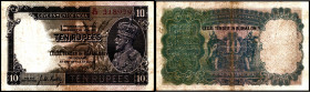 BURMA. 
10 Rupees o.D.(1937). Pi. 2. . 


III-IV