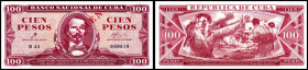 KUBA. 
100 Pesos 1961 Specimen. Pi. 99. Specimen. 


I