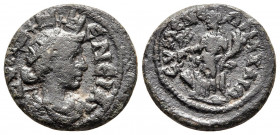 Bronze Æ
Phrygia, Eumeneia-Fulvia, Pseudo-autonomous issue AD 193-235
16 mm, 3,51 g