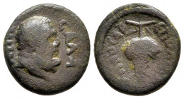 Bronze Æ
Lydia, Sala, Pseudo-autonomous issue AD 198-217
16 mm, 2,30 g
