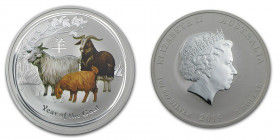 50 Cents AR
Australia, 1/2 Oz silver, Year of the Goat
16,81 g