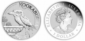 1 Dollar AR
1 Oz Silver, Australia, 2022, Kookaborra
31,10 g