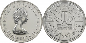 1 Dollar AR
Canada, XI Games Commonwealth, Edmonton 1978, Silver 500/1000
36 mm, 23,30 g