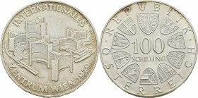 100 Schilling AR
Austria, Eröffnung Internationalen Zentrums, Vienna, 1979
12 g