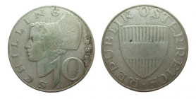 10 Schilling AR
Austria, 1958
Silver 640/1000
27 mm, 3,5 g
