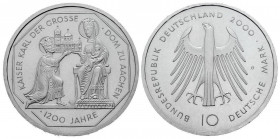 10 Mark AR
Germany 2000, Dom zu Aachen
32 mm, 10 g
