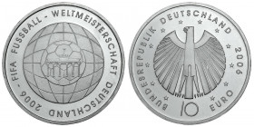 10 Euro AR
FIFA Weltmeisterschaft Deutschland 2006
32 mm, 16,5 g