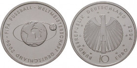 10 Euro AR
FIFA Weltmeisterschaft Deutschland 2006
32 mm, 16,5 g