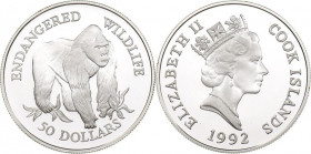 50 Dollars AR
Cook Islands, Silver 925/1000
19,20 g
Schön 224; KM# 264