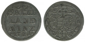 4 Kreutzer AR
Bistum, Salzburg 1731
2 g