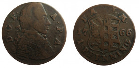 1 Pfennig
Anhalt Zerbst, 1766