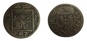 4 Pfennig AR Nürnberg, 1764
Kellner 382; Schön 59