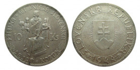 10 Kronen
Slovakia, 1944
30 mm, 6,94 g