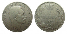 1 Dinar Ar
Serbia, 1912
22 mm, 4,87 g