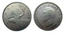 25 Cents Ar
Canada, Georg VI, 1943
22 mm, 5,76 g