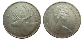 25 Cents Ar
Canada, Georg VI, 1968
22 mm, 5,76 g