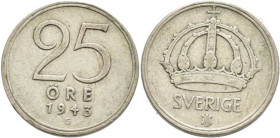 10 Öre AR
Sweden, Gustaf V, 1943