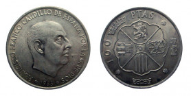 100 Pesetas Ar
Espania, 1966
33 mm, 19 g