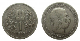 1 Krone Ar
Austria, 1893
22 mm, 5 g