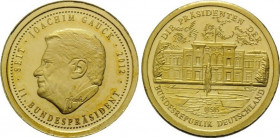 Medal AV
Joachim Gauck, 2012, Gold 585/1000
11 mm, 0,50 g