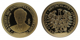 Medal AV
W. Zeidler, Präsident des Bundesverfassungsgerichts, Gold 999/1000
1 g
