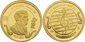 Medal AV
Richard Wagner, Gold 585/1000
11 mm, 0,5g