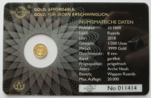 1/200 oz Av
Arche Noah, Gold 999/1000
8 mm