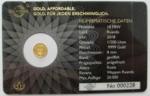 1/200 oz Av
Koala, Gold 999/1000
8 mm