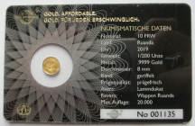 1/200 oz Av
Lammdukat, Gold 999/1000
8 mm