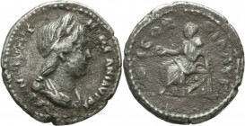 Denar AR
MODERN FORGERY (MODERNE FÄLSCHUNG), Sabina Augusta AD 128-137, Draped bust right / Concordia seated left on throne, holding patera and scept...