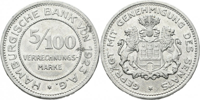 5/100 Gutschriftsmarke Al
Notgeld, Deutschland, Provinz Schleswig Holstein
23 ...