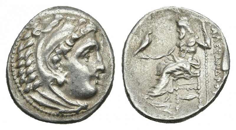 KINGS OF MACEDON. Alexander III 'the Great' (Circa 336-323 BC). Drachm. Kolophon...