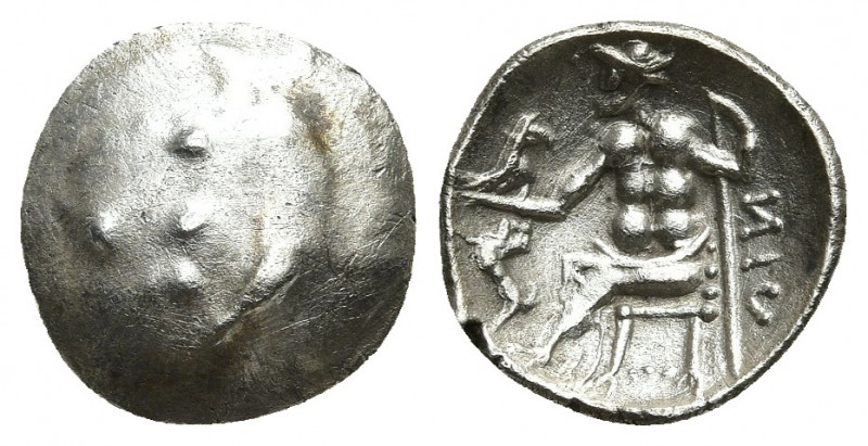 EASTERN EUROPE. Imitations of Alexander III of Macedon. AR Drachm (1st century B...
