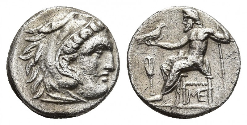 KINGS OF MACEDON. Antigonos I Monophthalmos (circa 310-301 BC). Drachm. Lampsako...