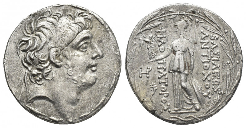 SELEUKID EMPIRE. Antiochos IX Eusebes Philopator (Kyzikenos). 114/3-95 BC. AR, T...