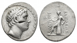 SELEUKID EMPIRE. Antiochos III 'the Great' (222-187 BC). Tetradrachm
Obv: ΔEΛ-monogram Mint, associated with Antioch on the Orontes. Struck circa 223...