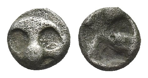 ATTICA, Athens. (Circa 515-510 BC). Hemiobol. "Wappenmünzen" type.
Obv: Wheel w...